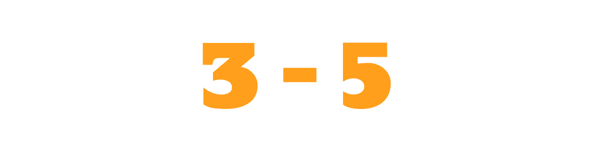3 - 5